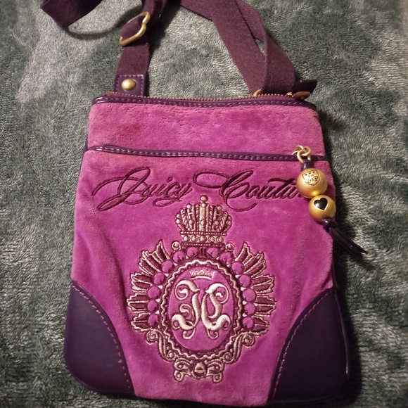 Juicy Couture Bags Juicy Couture Velour Crossbody Poshmark